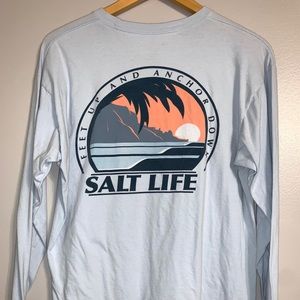 ❌SOLD❌ Salt Life Printed-back Long sleeve Shirt